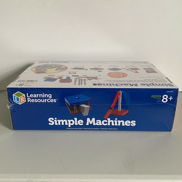 Simple Machines STEM Kids Physics 5-in1 Set Learning Resources 63 Pieces NEW - Picture 6 of 6